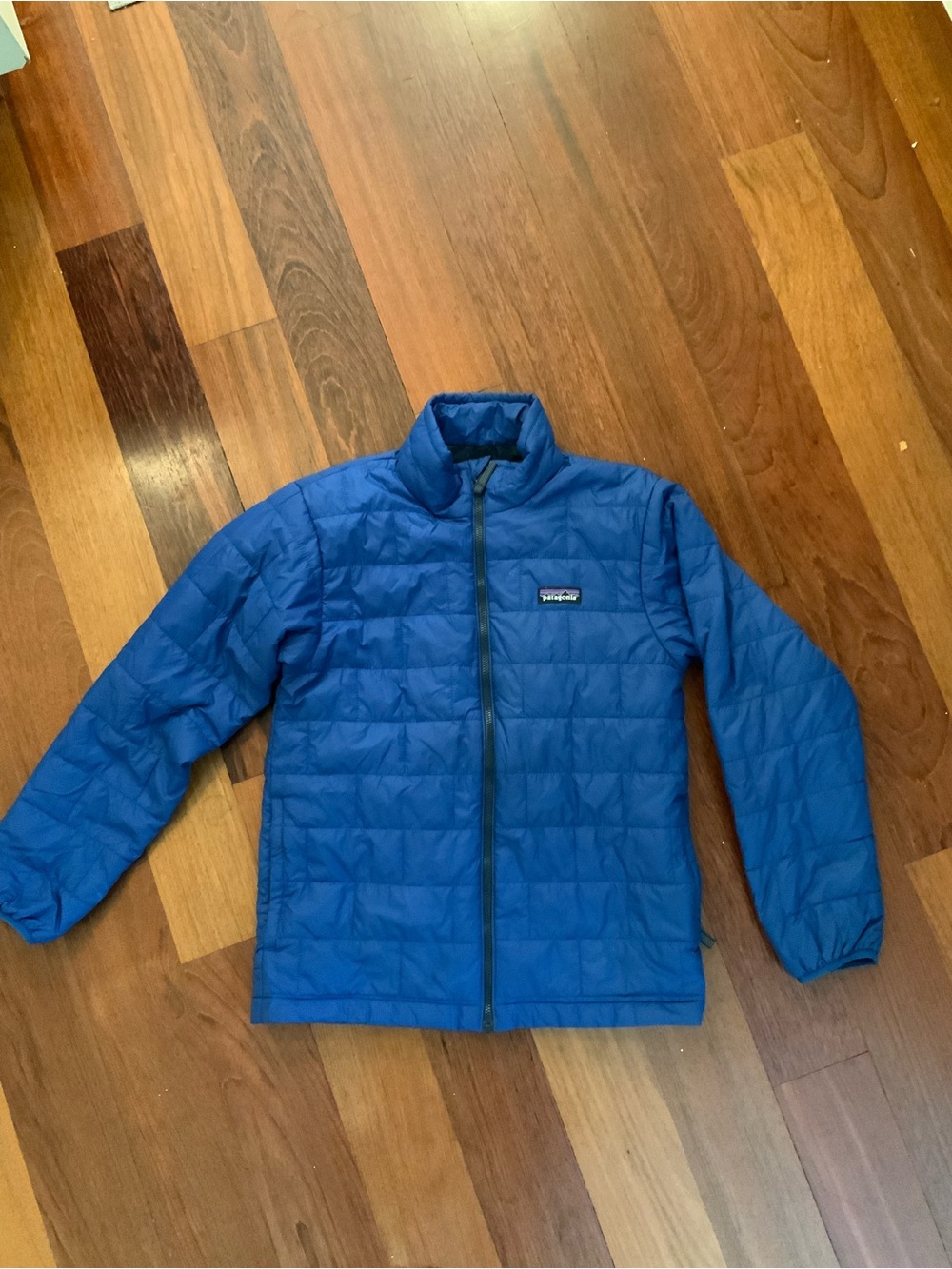 Patagonia Kids Royal Blue Down Windbreaker